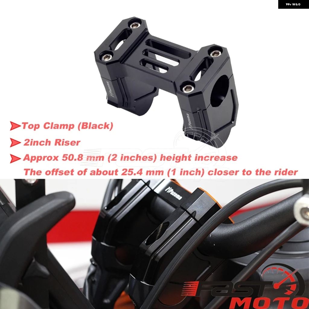 ブランド登録なし - 並行輸入品 自動二輪車 手持ち部分赤ちょうちん ライザークランプ アダプタ トップクランプ ハーレー パンアメリカ1250特別RA1250 RA1250S 2021-