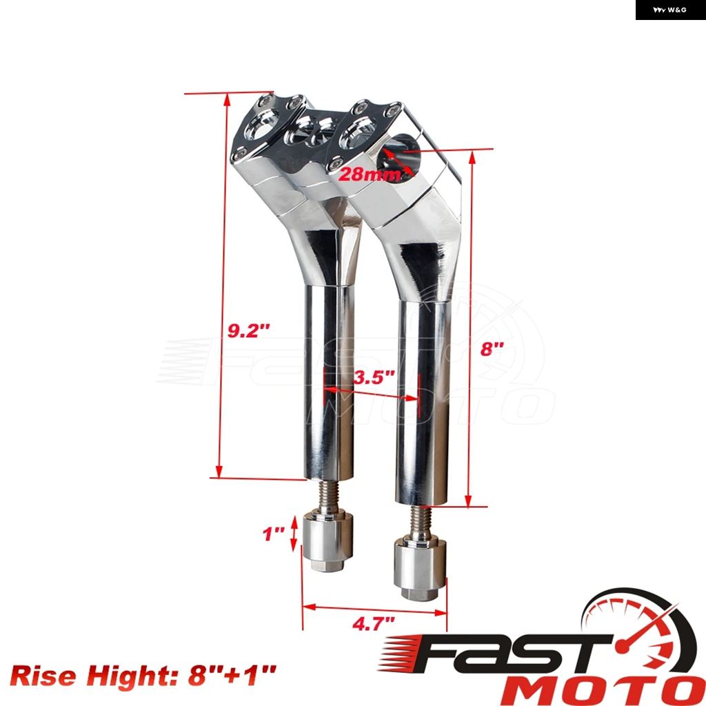ブランド登録なし - 並行輸入品 6in 手持ち部分赤ちょうちん ライザー 28MM 1-1/8in マウント クランプ T赤ちょうちん 野球クラブ 表現スタイル バーライザー ハーレー ダイナ 置き目馬乗り FXDLS FXDL