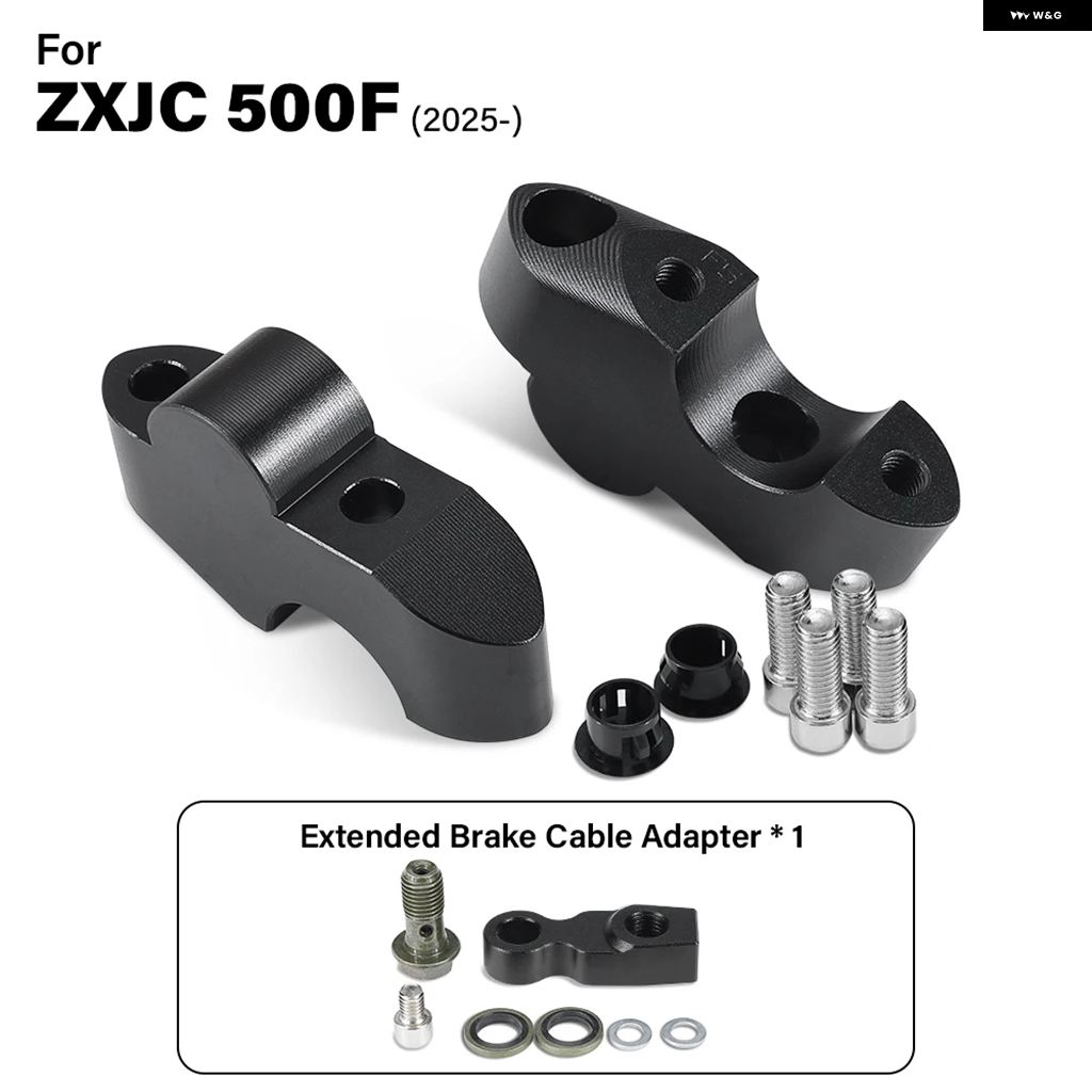ブランド登録なし - 並行輸入品 ZXJC 500F ZX500F ZX 500 F 2025- 自動二輪車 手持ち部分赤ちょうちん ライザークランプ 手持ち部分赤ちょうちん ドラッグエクステンド アダプタ ハンドルリフター