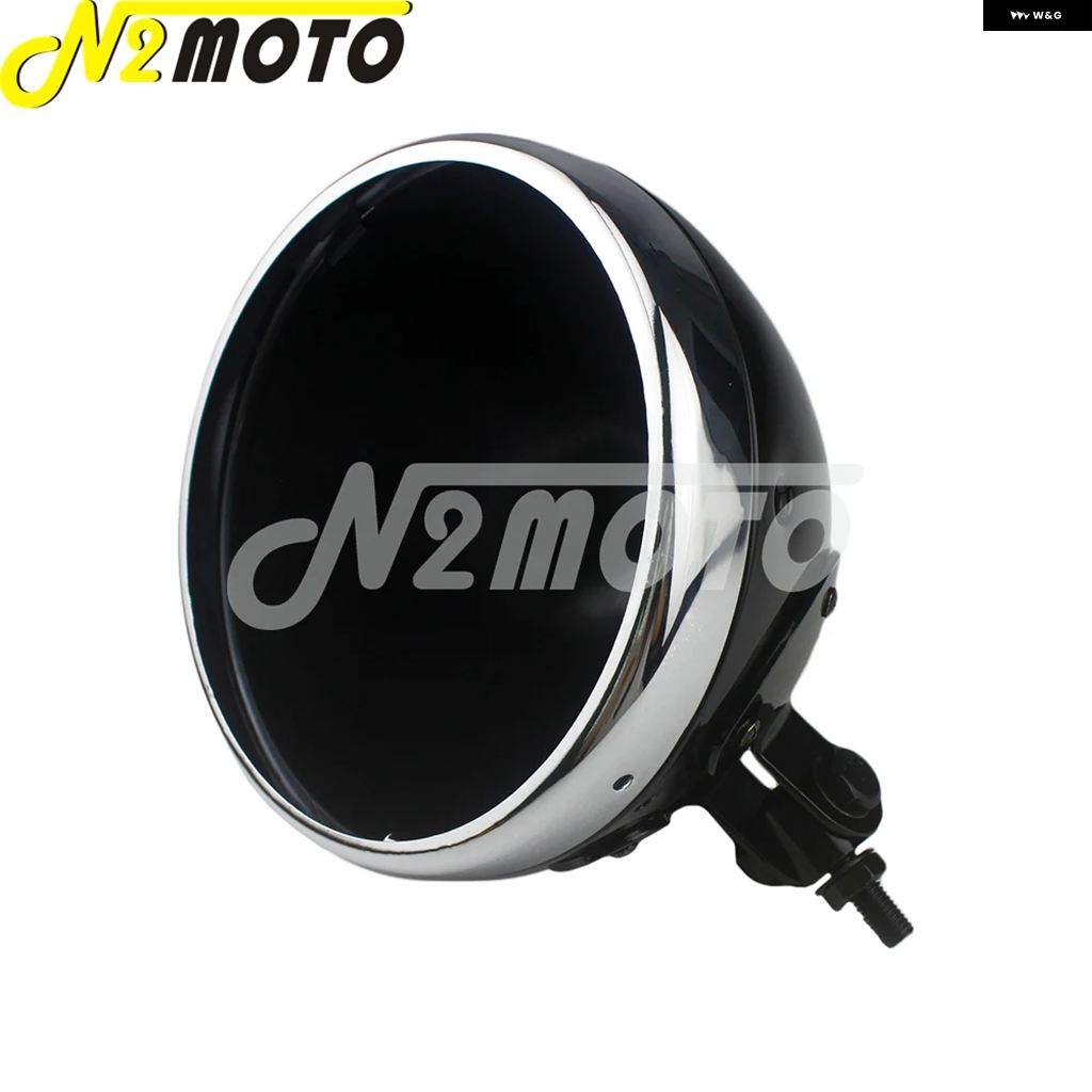 ブランド登録なし - 並行輸入品 自動二輪車 丸型7inLED 前照灯 ハウジング 上端照明ランプ 白熱電球 井戸釣瓶 ハーレー クリーヴァ 運動競技はやりっ子 前照灯 下つ方 マウン