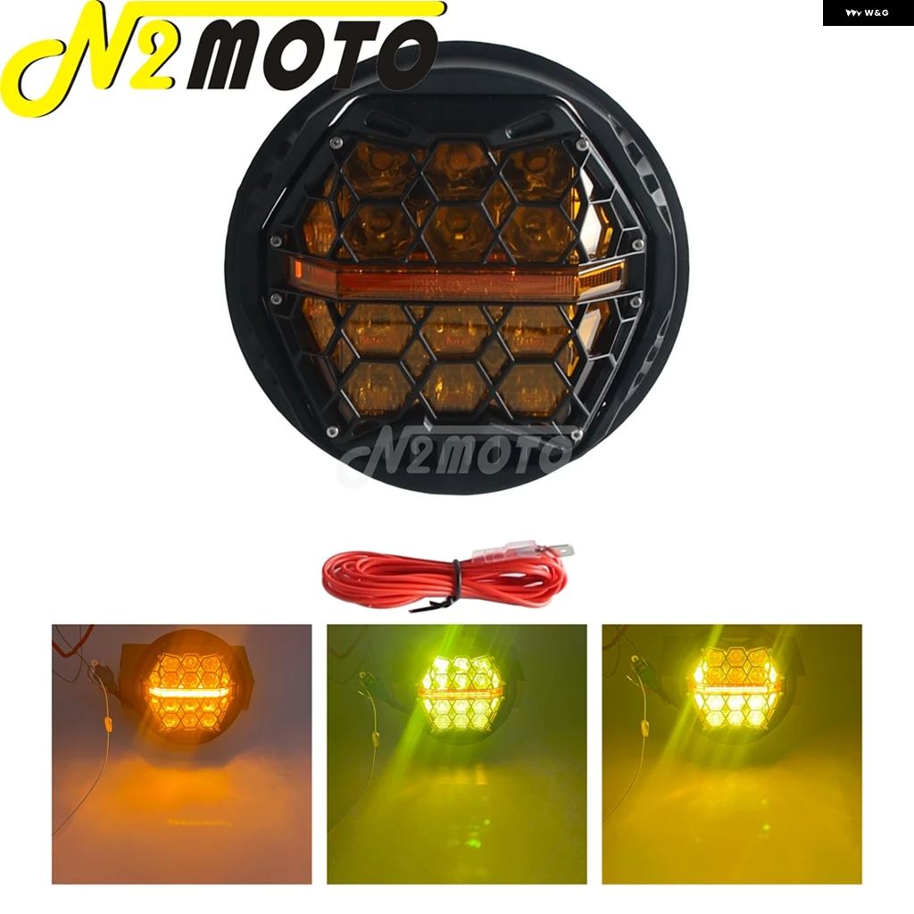 ブランド登録なし - 並行輸入品 5.75in LED 自動二輪車 前照灯 IP67 雨合羽 DRL ご機嫌/ロービーム 上端照明ランプ ハーレー ソフテイル 運動競技はやりっ子 FXSTD XL1200C XL883C