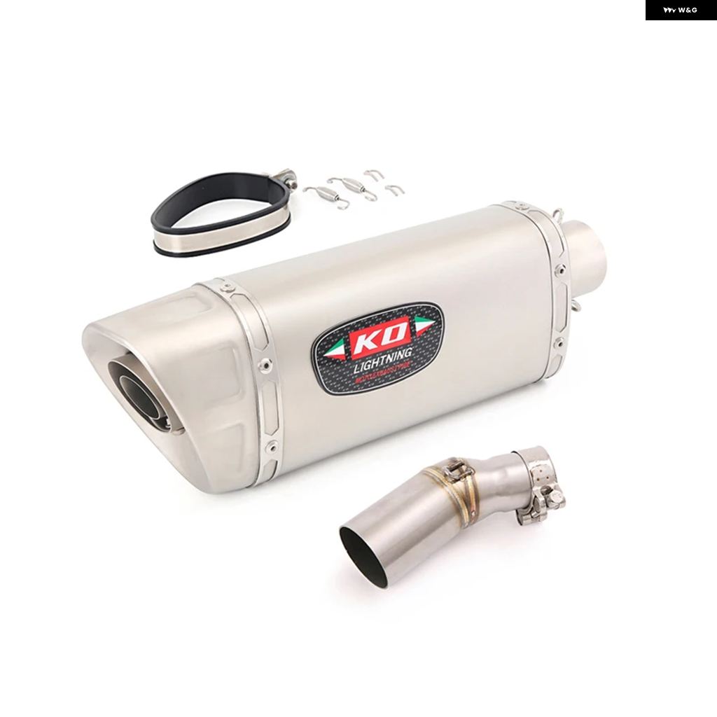 ブランド登録なし - 並行輸入品 カワサキ VERSYS 250 300 全 相応う 自動二輪車 エキゾーストマフラー ミッドリンク 配管 ステンレス鋼 炭素 DB殺害者