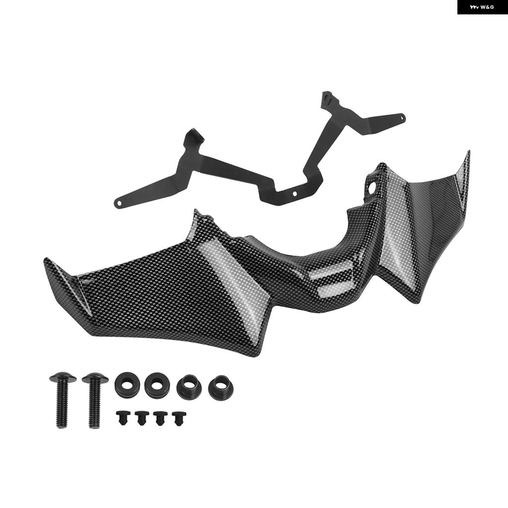ブランド登録なし - 並行輸入品 ヤマハ MT07 SP MT-07 2021-2024 2023 フロントスポイラー 運動競技落ち込む ナチュラルスポイラー エアロダイナミックウィング ディフレクター