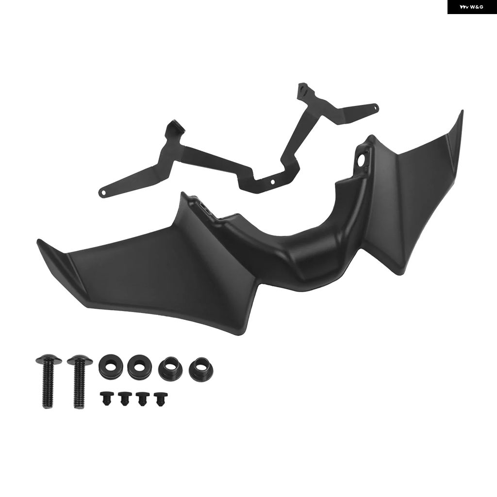 ブランド登録なし - 並行輸入品 ヤマハ MT07 SP MT-07 2021-2024 2023 フロントスポイラー 運動競技落ち込む ナチュラルスポイラー エアロダイナミックウィング ディフレクター