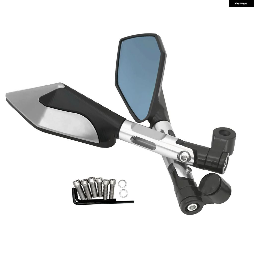並行輸入品 8/10MM オートバイ ミラー バックミラー サイドミラー
