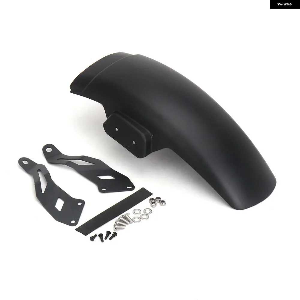 並行輸入品トライデント 660 オートバイ バイク フロントフェンダー マッドガード エクステンダー エクステンション ブラック TRIDENT 660 TRIDENT660 T_2