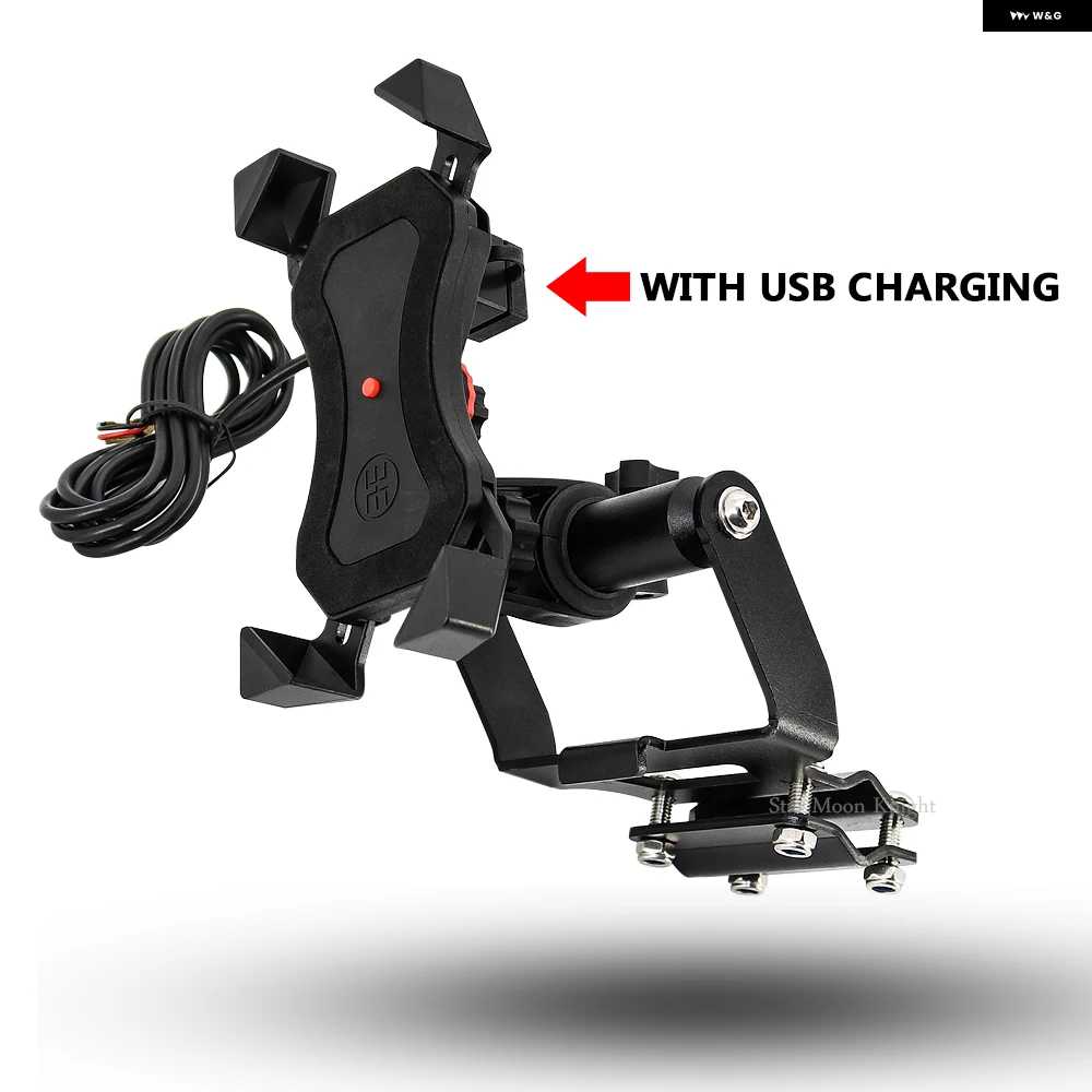 並行輸入品ホンダ アフリカツイン CRF1000L 2018-2019 CRF 1000 L オートバイ バイク フロントフォン スタンド ホルダー フォン GPS ナビゲーションプレ_3