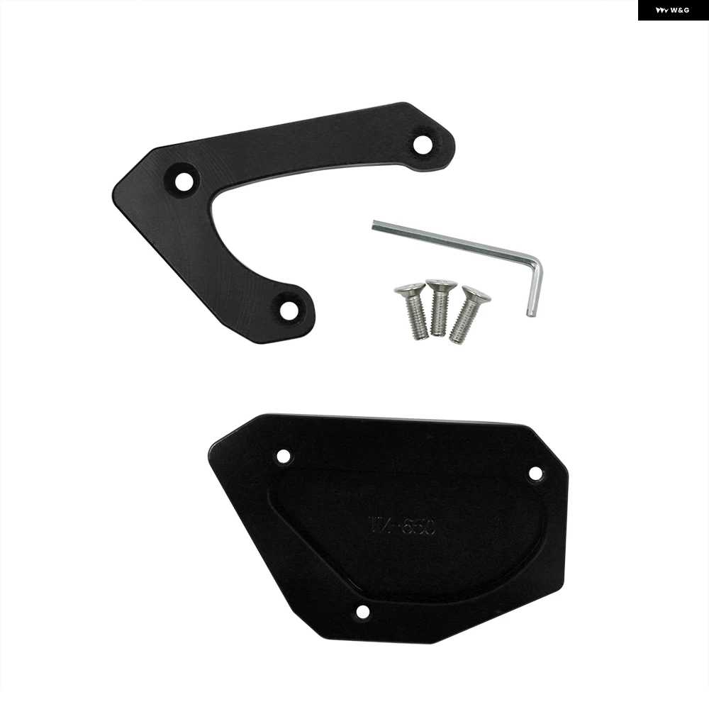並行輸入品スズキ 650/XT VSTROM DL650 V STROM650 2012-2023 オートバイ バイク キック スタンド フットサイド スタンド 拡大 延長 プレート パッドの画像