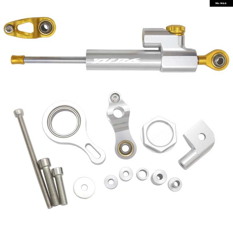 並行輸入品オートバイ バイク ステアリングスタビライザー ダンパー マウント ブラケット キット ヤマハ YZFR1 2002-2017 YZFR6 2020_4