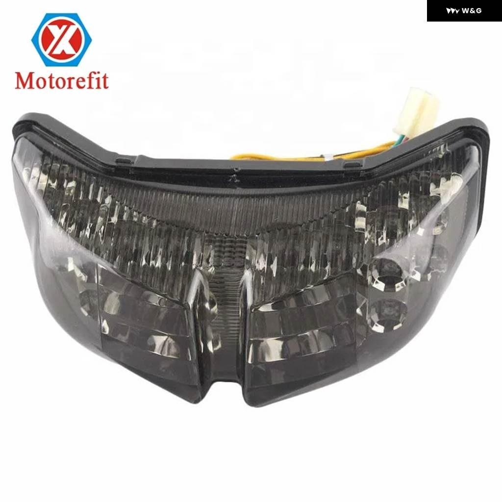 並行輸入品 オートバイ LED テールライト リアテールウィンカーランプ ヤマハ FZ1 FZ8 2006-2012 ブラックの画像