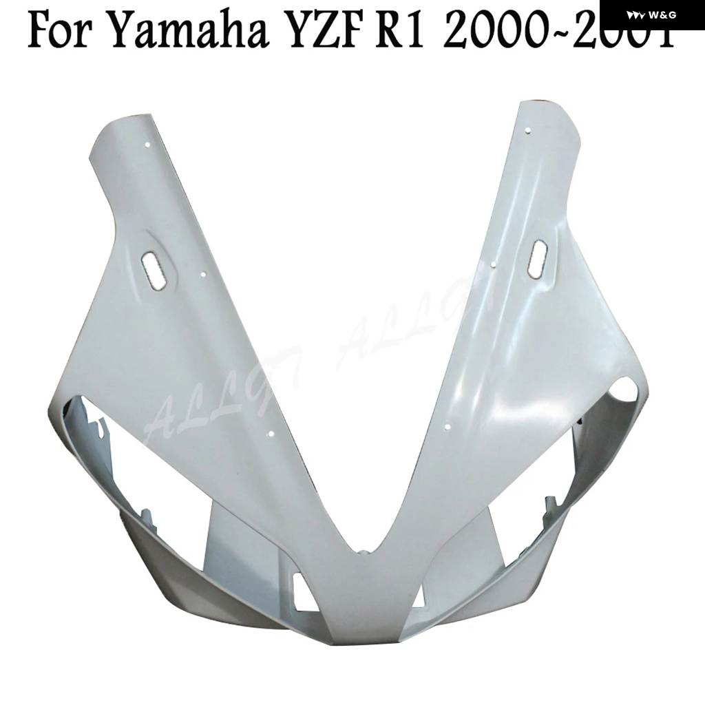 並行輸入品 オートバイ 未塗装 アッパーフロントカウル ノーズ フェアリング ヤマハ YZF-R1 1998-2005 2006_3