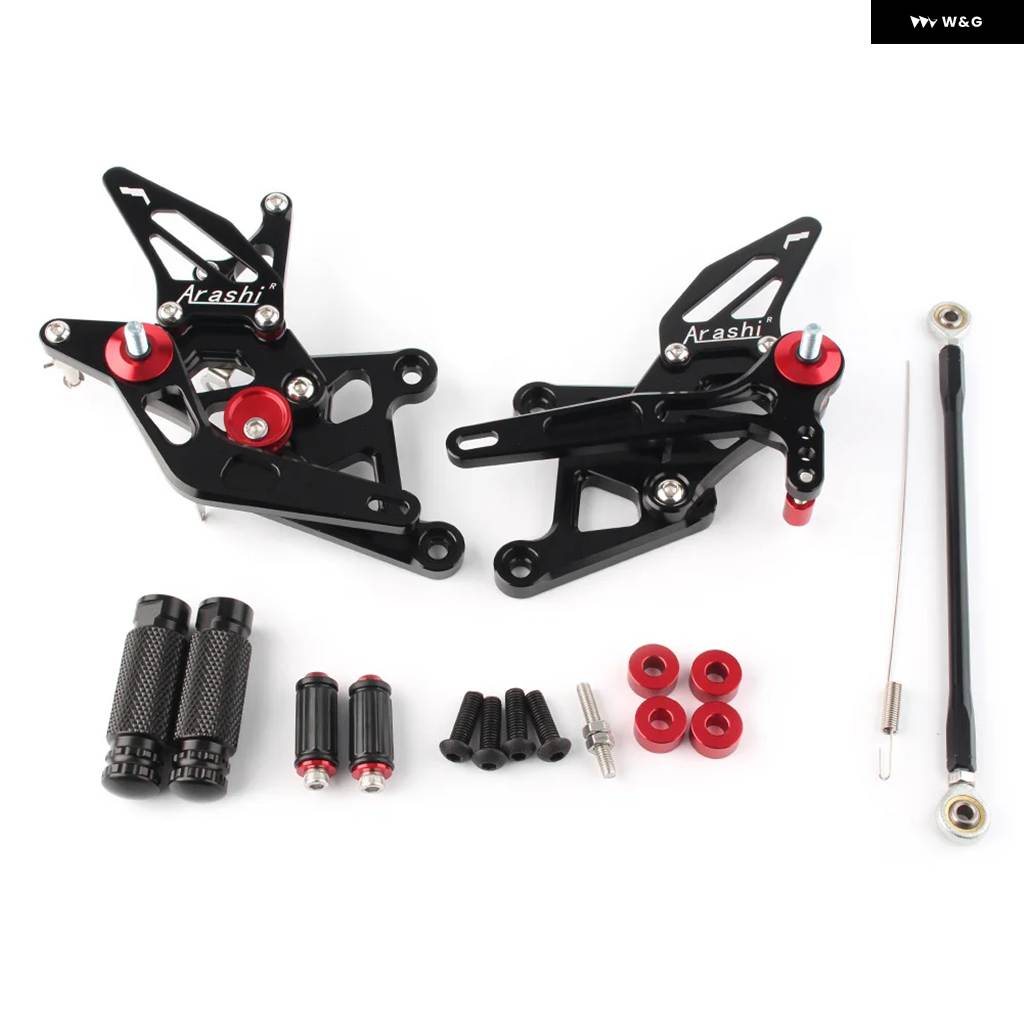 並行輸入品 オートバイ リアセット フットレスト CNC ホンダ 300 RR CBR250RR CBR300R 2017-201の画像
