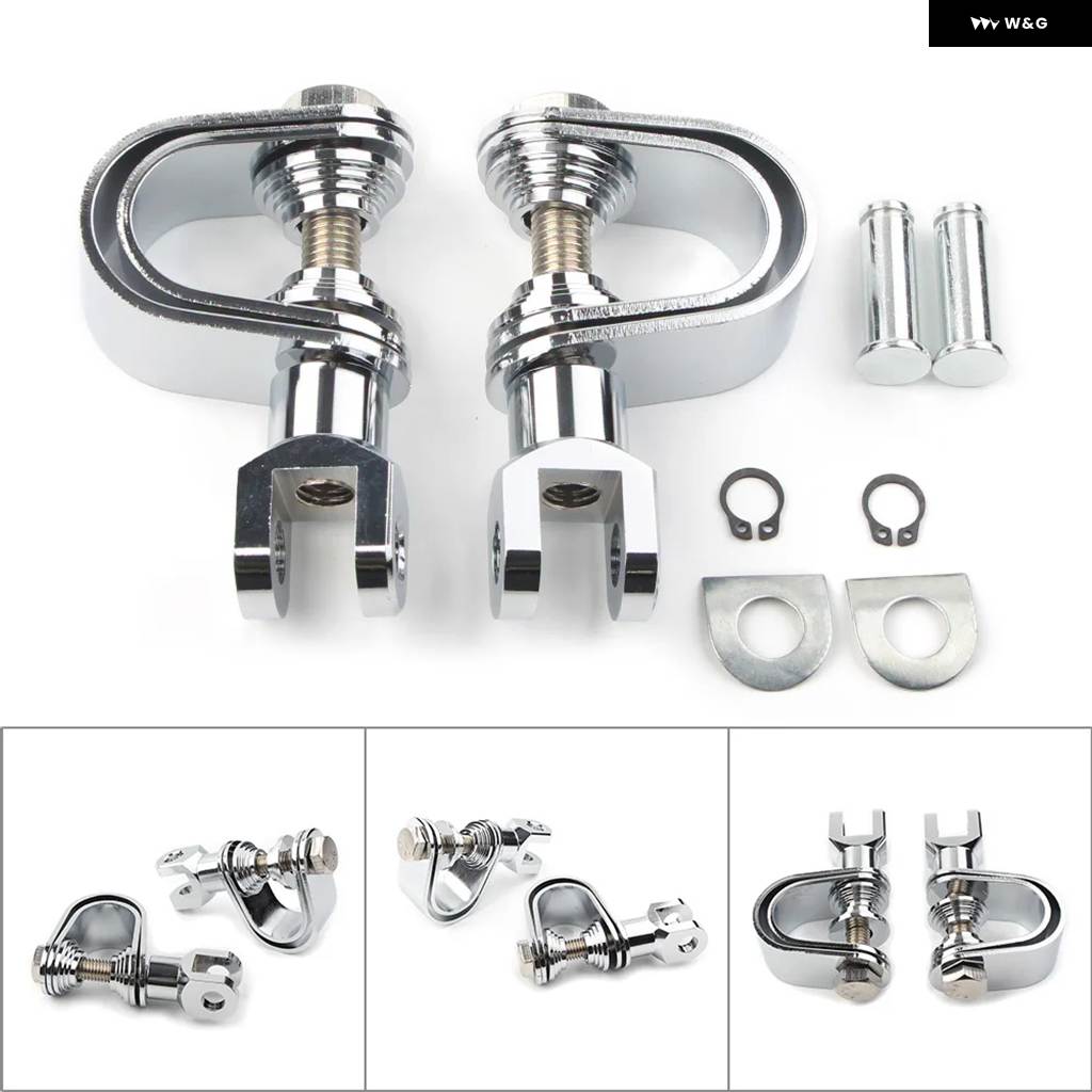 並行輸入品 25MM 32MM オートバイ 汎用 エンジン クラッシュ バー マウント フットレスト フットペグ クランプキットの画像