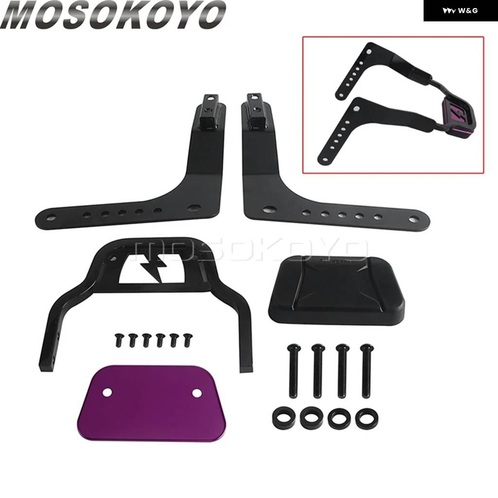 並行輸入品ハーレー ローライダー ST FXLRST FXRST 117 スポーツグライド FLSB バイク リアパッセンジャーバックレスト シーシーバー クッション_7