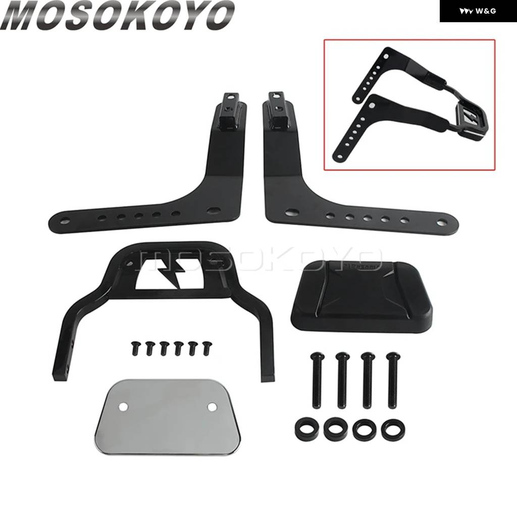 並行輸入品ハーレー ローライダー ST FXLRST FXRST 117 スポーツグライド FLSB バイク リアパッセンジャーバックレスト シーシーバー クッション_4
