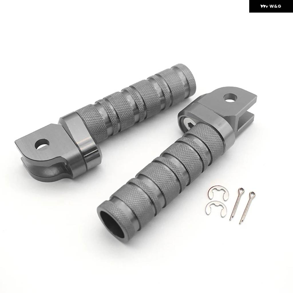 並行輸入品1ペア CNC フロント フットペグ フットレスト フットレスト ホンダ MSX125 MSX125SF CB150R CB300 CB400 CB500X CB1300の画像