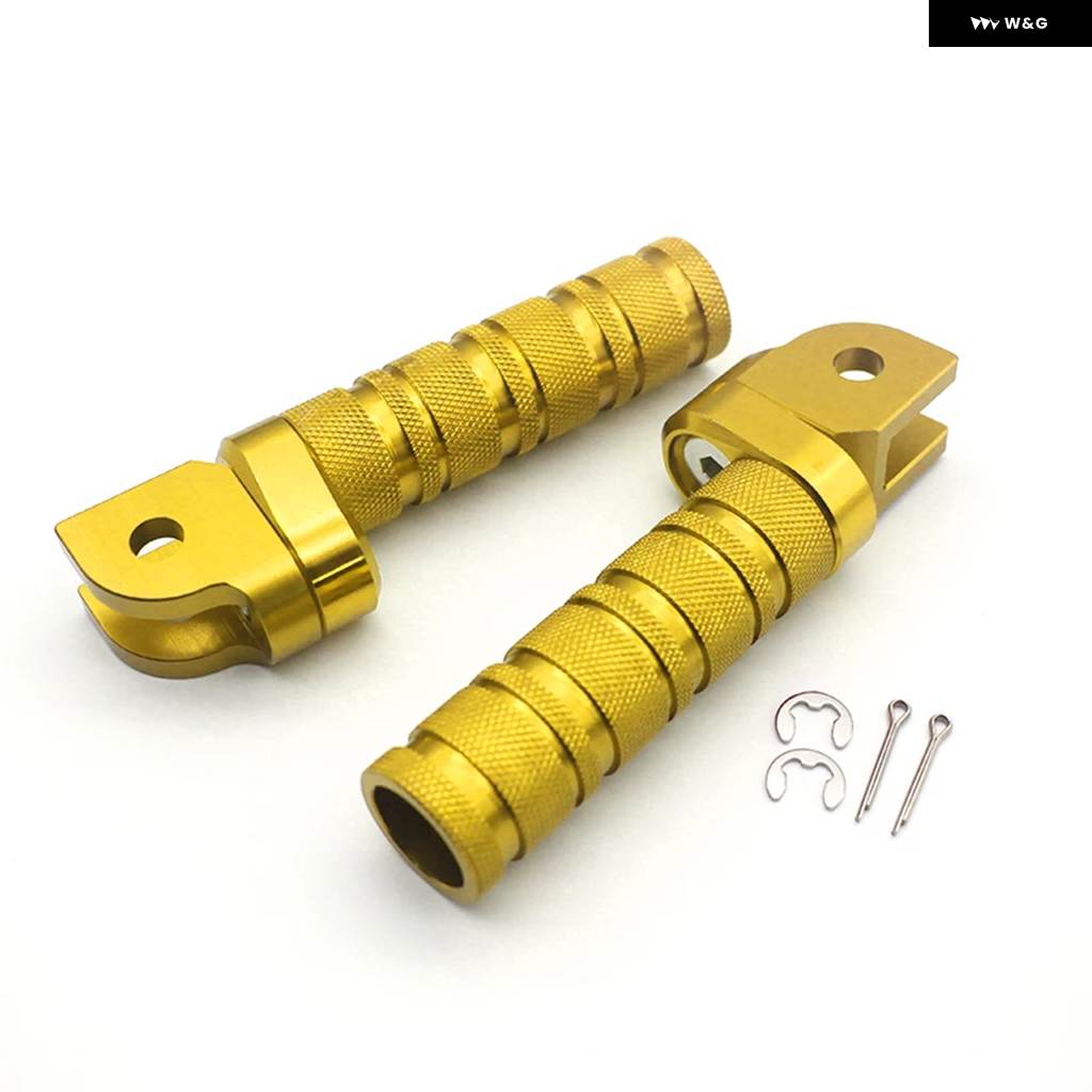 並行輸入品1ペア CNC フロント フットペグ フットレスト フットレスト ホンダ MSX125 MSX125SF CB150R CB300 CB400 CB500X CB1300の画像