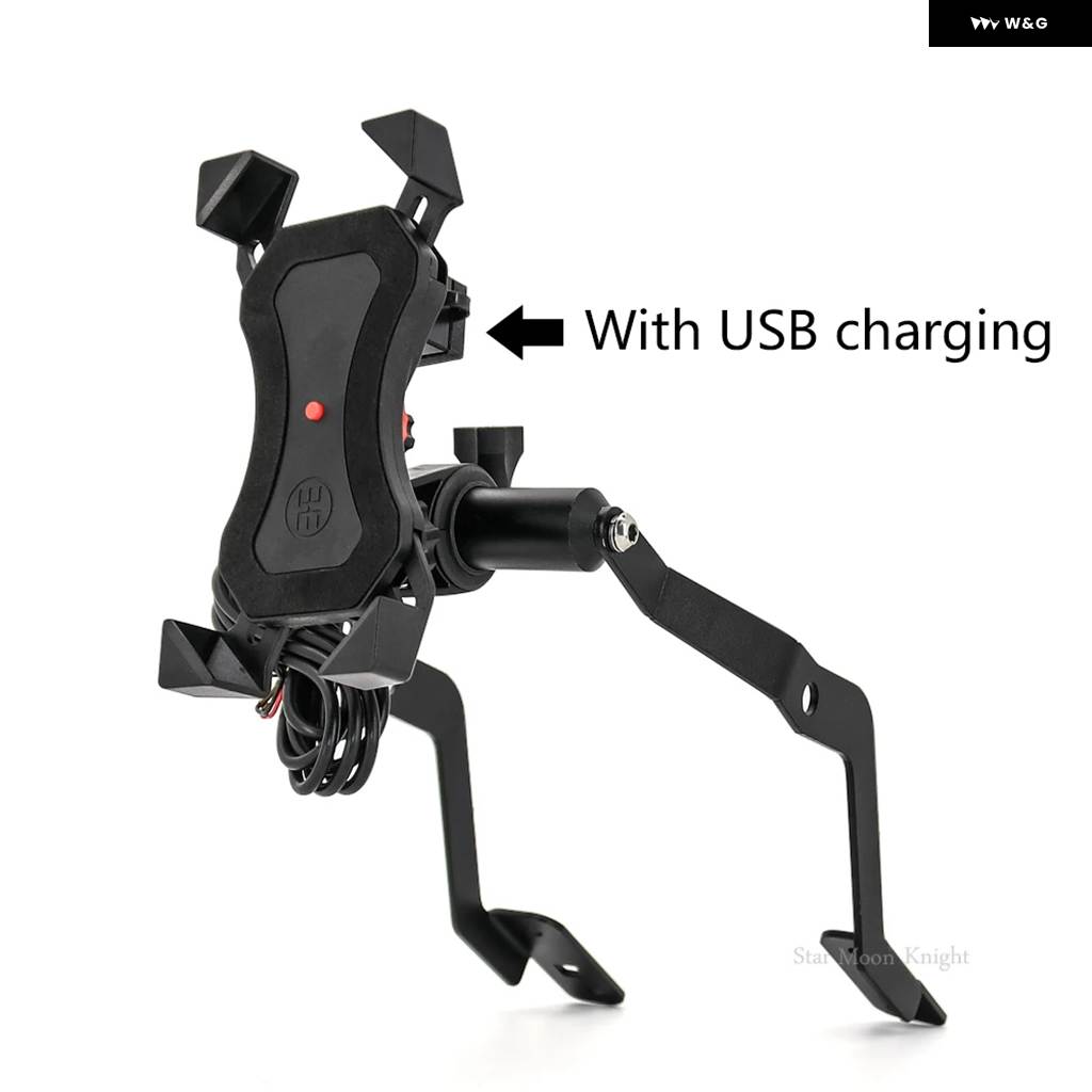 並行輸入品BMW F900XR 2020 - 2022 バイク フロントガラス スタンド ホルダー 携帯電話 GPS ナビゲーションプレート ブラケット F900XRの画像