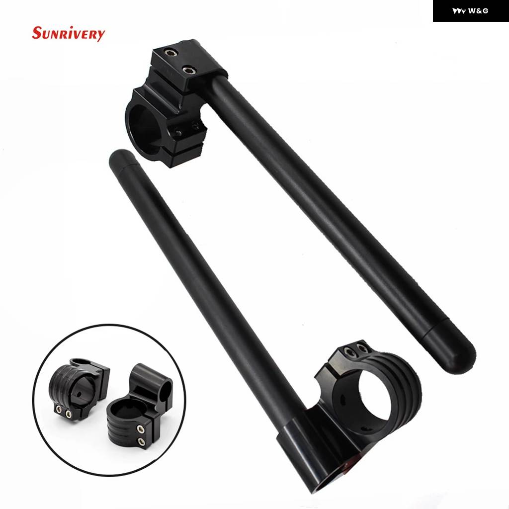 並行輸入品 FX 31/33/35/36/37/41/43/45/46/47/48/50/51/52/53/54MM アルミ バイク クリップオン高さ ハンドルバー ハンドルバー_1