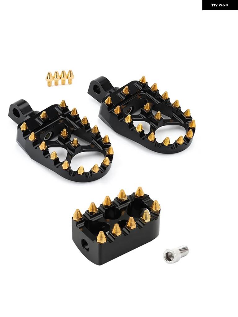 並行輸入品 バイク 用 フットペグ MX ワイド ファットペダル シフター ペグ ハーレー スポーツスター 1200 ダイナ ストリート ボブの画像