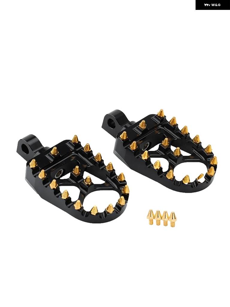 並行輸入品 バイク 用 フットペグ MX ワイド ファットペダル シフター ペグ ハーレー スポーツスター 1200 ダイナ ストリート ボブの画像