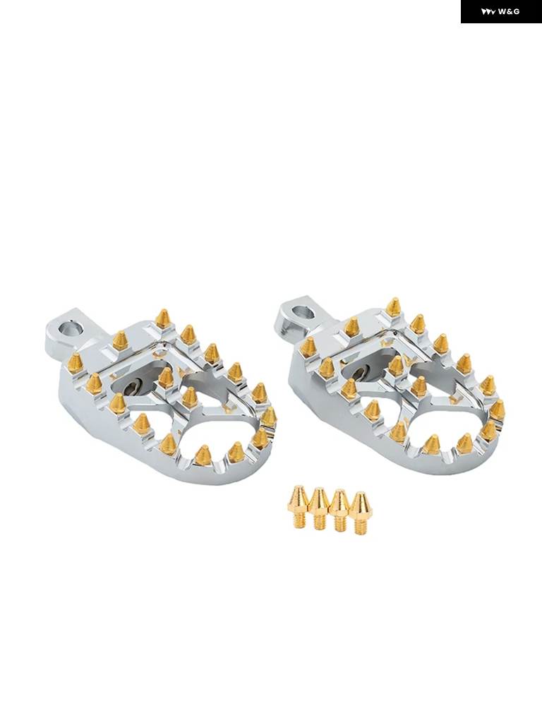 並行輸入品 バイク 用 フットペグ MX ワイド ファットペダル シフター ペグ ハーレー スポーツスター 1200 ダイナ ストリート ボブの画像