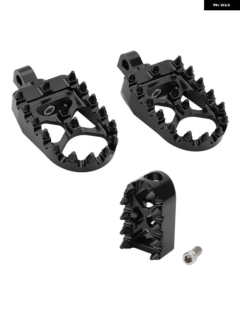 並行輸入品 バイク 用 フットペグ MX ワイド ファットペダル シフター ペグ ハーレー スポーツスター 1200 ダイナ ストリート ボブの画像