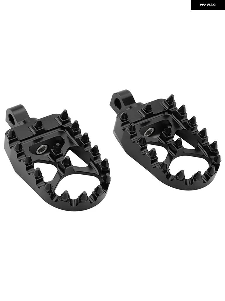 並行輸入品 バイク 用 フットペグ MX ワイド ファットペダル シフター ペグ ハーレー スポーツスター 1200 ダイナ ストリート ボブの画像