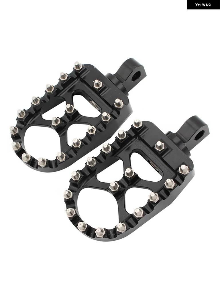 並行輸入品 バイク 用 フットペグ MX ワイド ファットペダル シフター ペグ ハーレー スポーツスター 1200 ダイナ ストリート ボブの画像