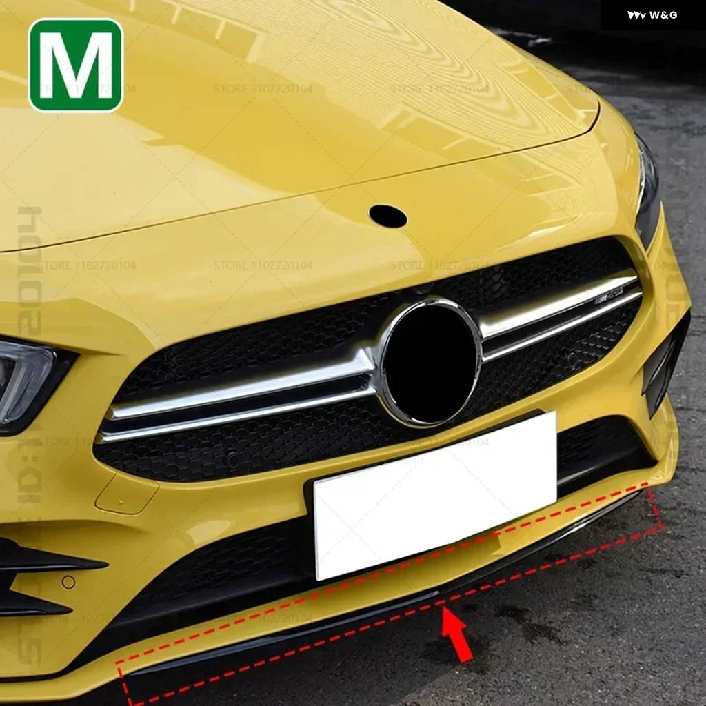並行輸入品 2019-2022 W177 メルセデス ベンツ A220 A250 A35 AMG フロント バンパー リップカバー トリム ストリップ 1778854302 17788543の画像