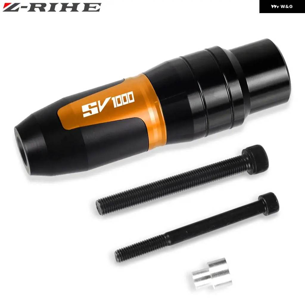ブランド登録なし - 並行輸入品 SV1000 SV1000S 2003 - 07 SV 1000 S 1000S 自動二輪車 エキゾースト ひな型 スライダー 衝突 パッド 傾倒押しとどめる