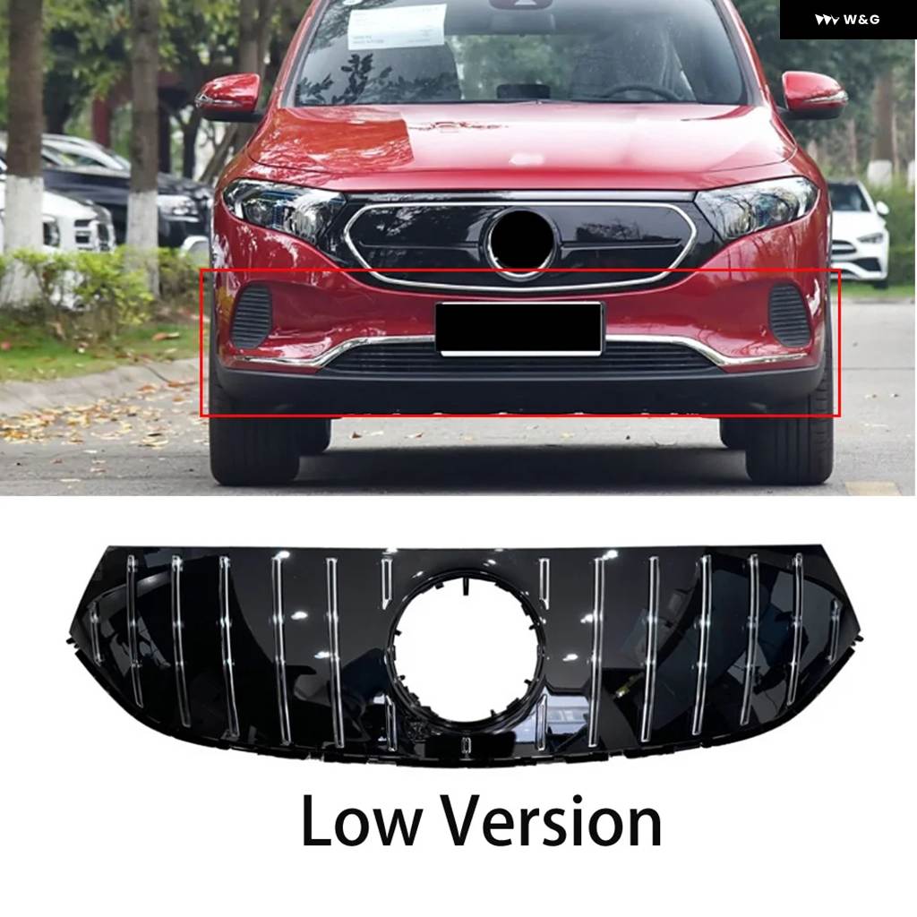 並行輸入品 EQA グリル GTR スタイル フロント バンパー メッシュフード グリッド メルセデス EQA クラス AMG H243 2022 2023 2024 EQA300の画像