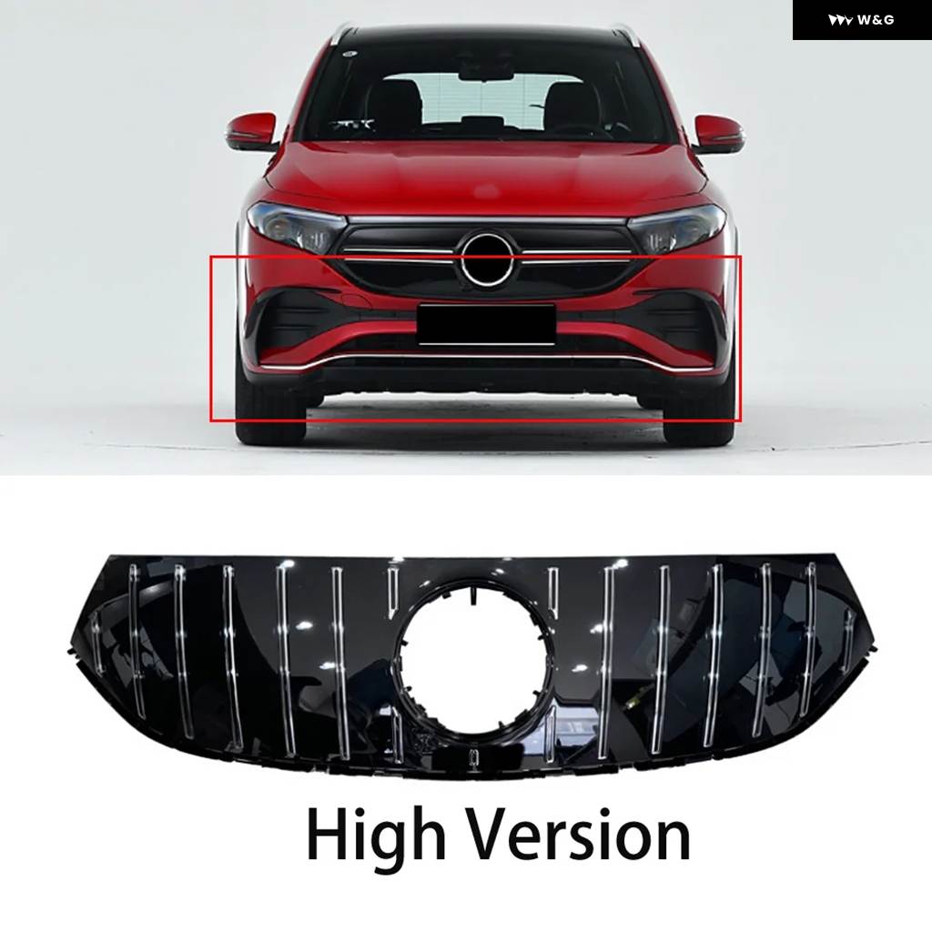 並行輸入品 EQA グリル GTR スタイル フロント バンパー メッシュフード グリッド メルセデス EQA クラス AMG H243 2022 2023 2024 EQA300の画像
