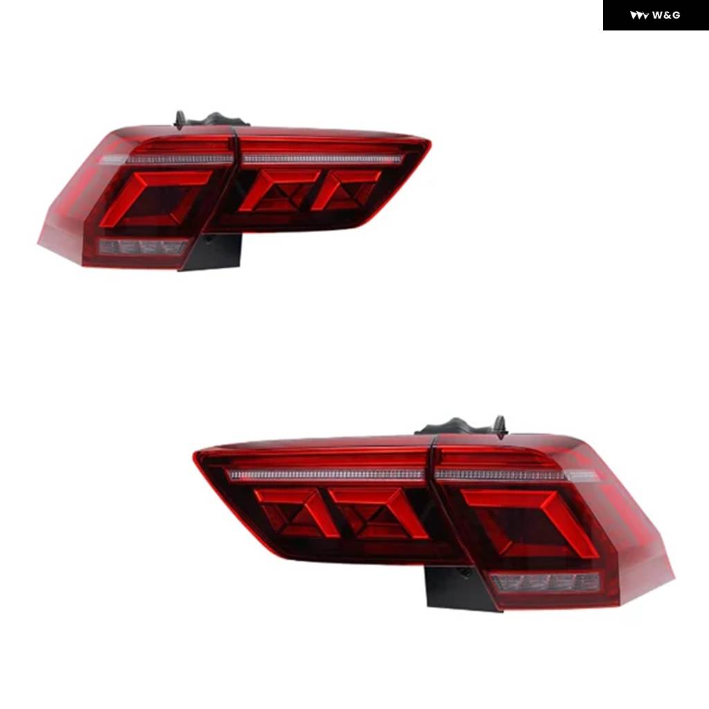 並行輸入品 フォルクスワーゲン ティグアン 2017-2022 LED テールライト アセンブリ ダイナミックシグナル ウィンカー DRL ブレーキライト_1