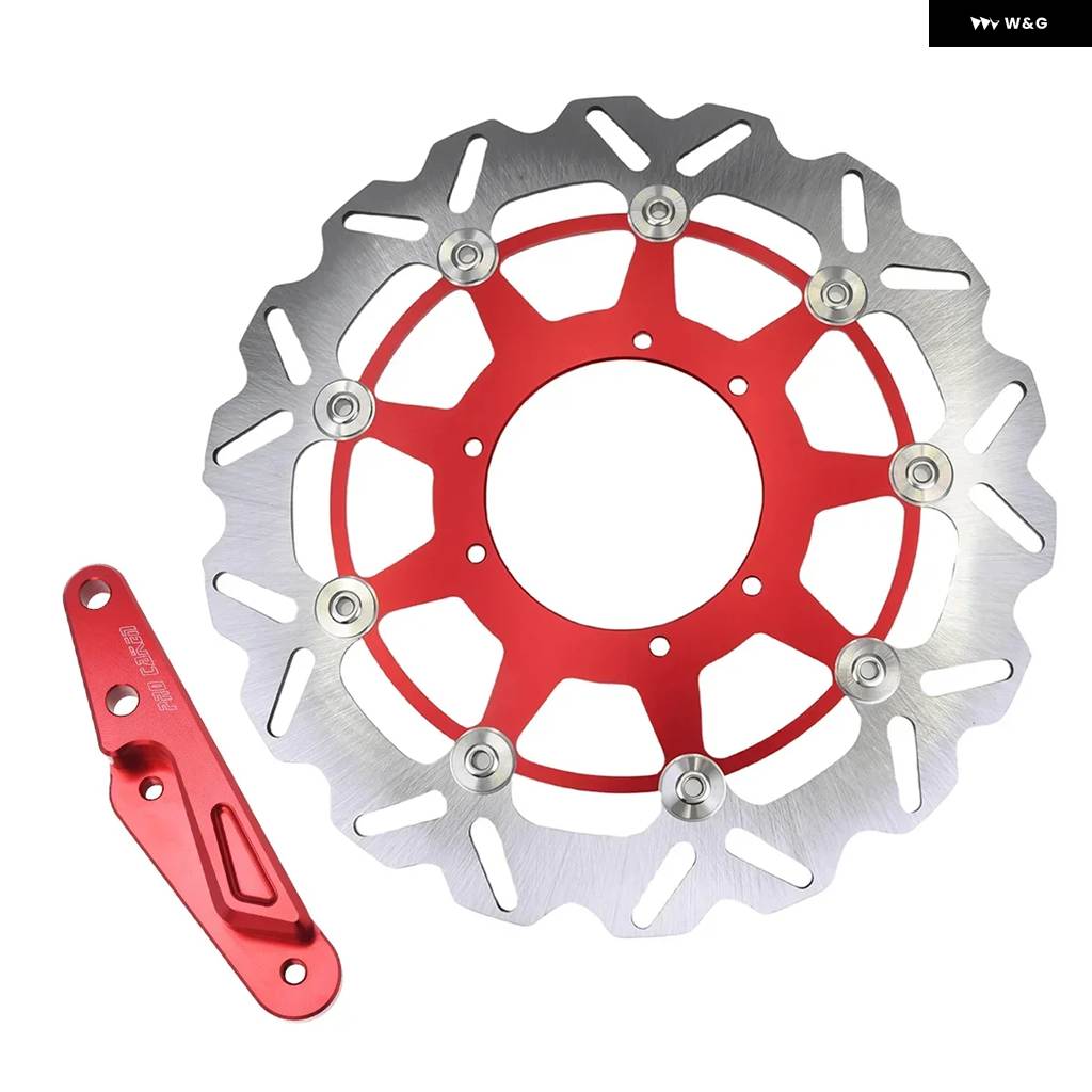 ブランド登録なし - 並行輸入品 ホンダ 向こう正面フローティング うち切りレコード盤 320MMローターディスク CRF450 250RX CRF450X CRF250X CRF450R CRF
