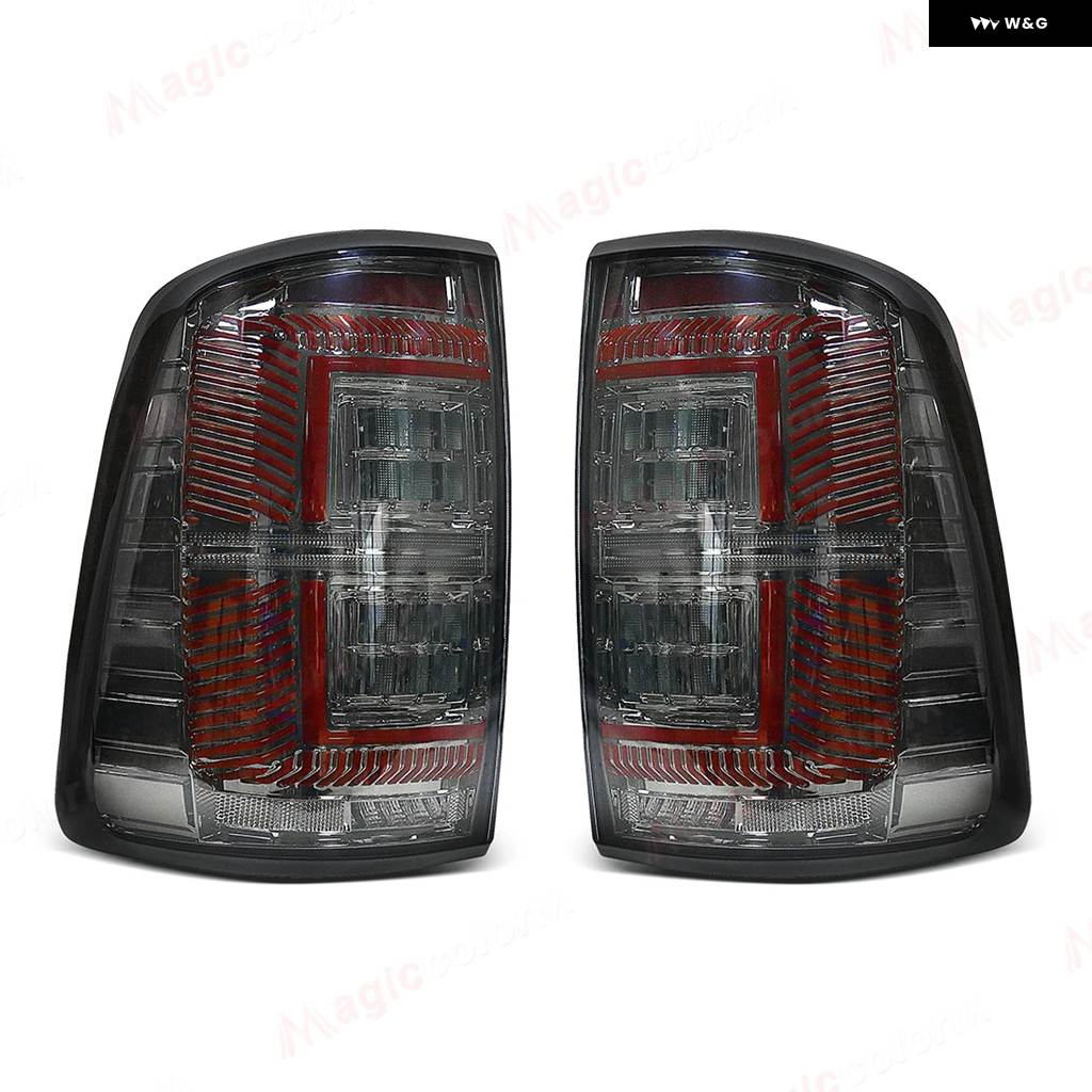 並行輸入品 ダッジ ラム 1500 2500 3500 2009 - 12 - 2017 2018 LED テールランプペア リア ドライビング ブレーキ ウィンカーの画像