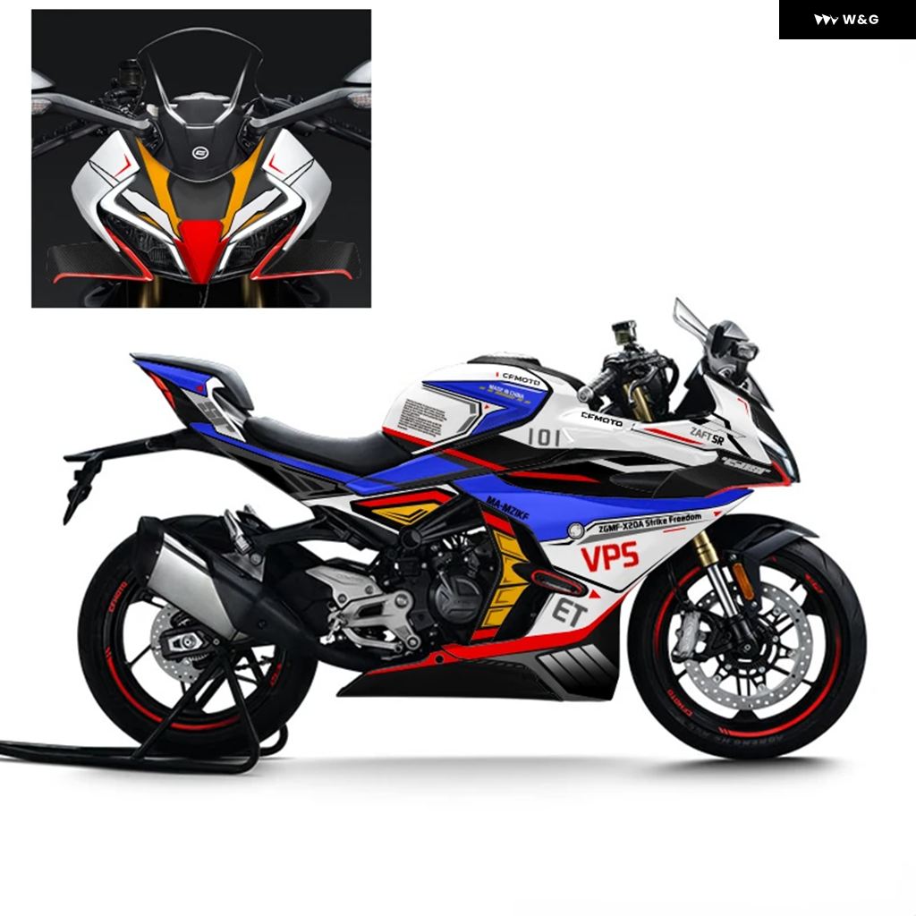 並行輸入品 オートバイ ステッカー タンク パッド プロテクター デカール CFMOTO 450SR_3