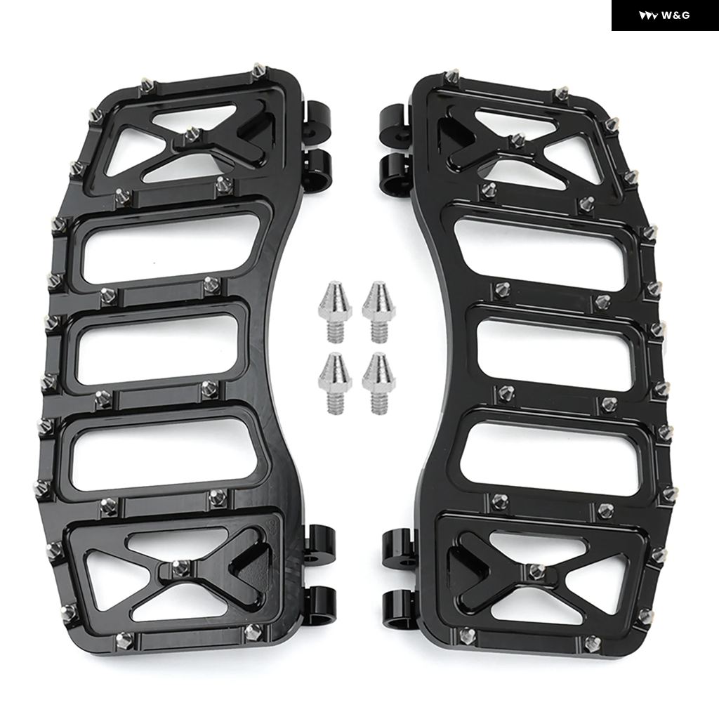 並行輸入品 ワイドフロアボードMX フットペグ フットレスト ドライバーペダル ハーレー ツーリング ロードキング ストリートグラ_8