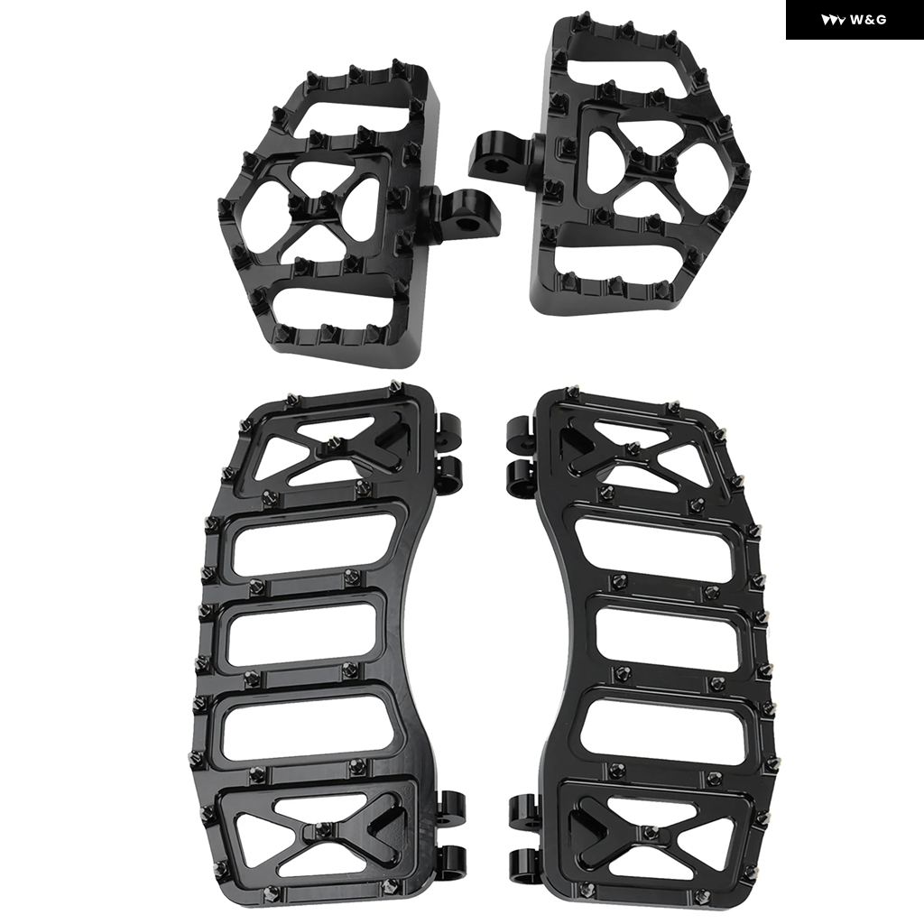 並行輸入品 ワイドフロアボードMX フットペグ フットレスト ドライバーペダル ハーレー ツーリング ロードキング ストリートグラ_10