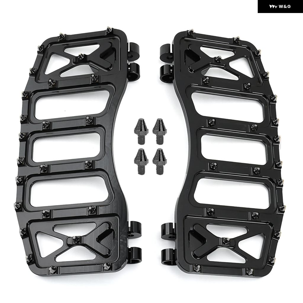 並行輸入品 ワイドフロアボードMX フットペグ フットレスト ドライバーペダル ハーレー ツーリング ロードキング ストリートグラ_11