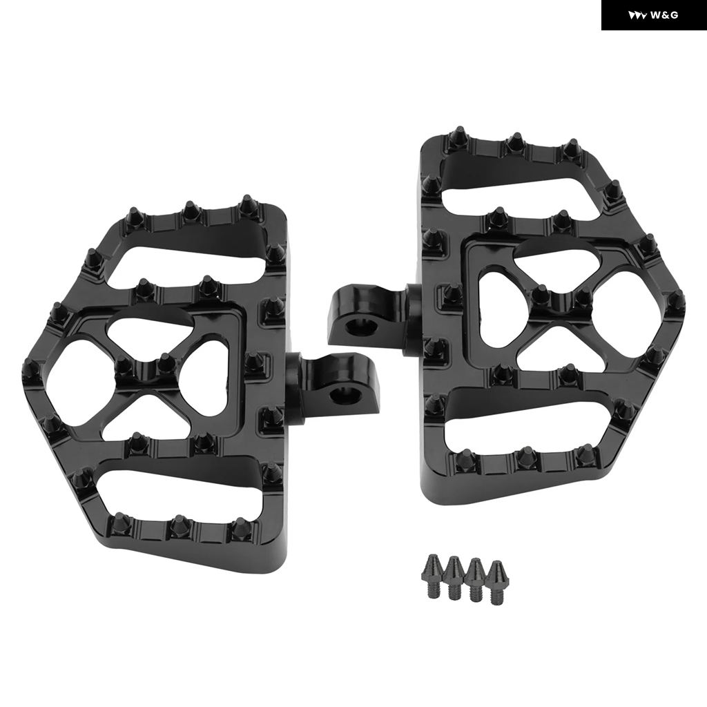並行輸入品 ワイドフロアボードMX フットペグ フットレスト ドライバーペダル ハーレー ツーリング ロードキング ストリートグラ_12