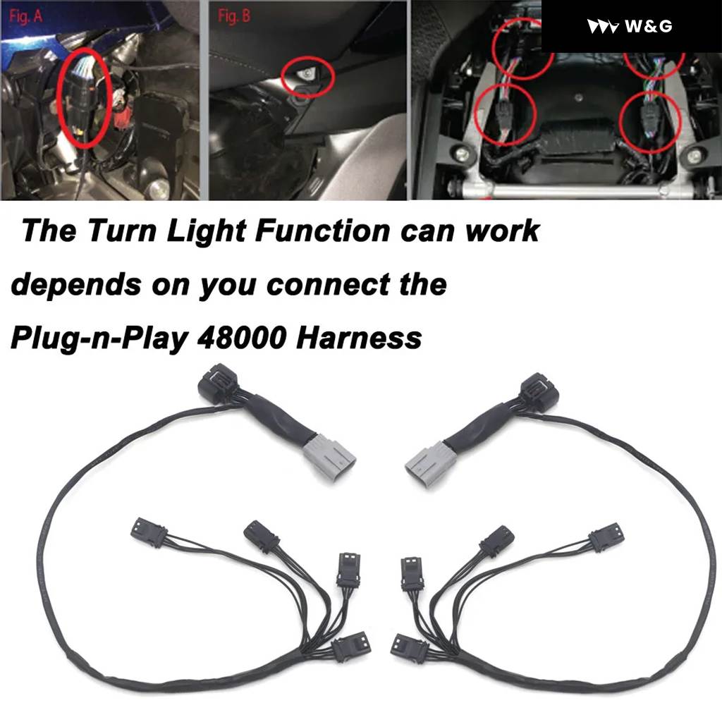 並行輸入品 オートバイ バイク リア サドルバッグ サドルバッグ ウィンカー LEDライト ランプ ホンダ ゴールドウイング ゴールドウイング GL1800 ツアー 2_1