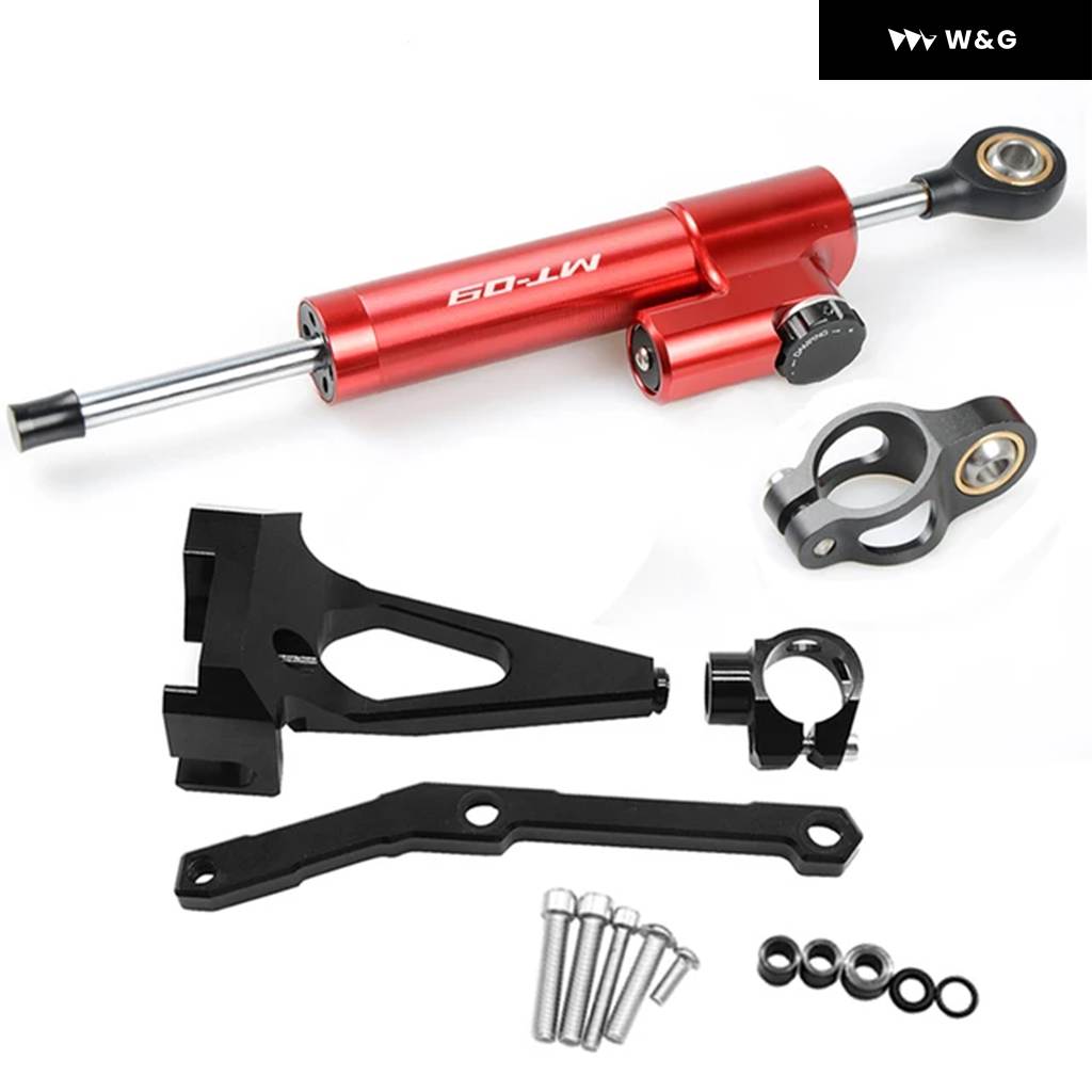 並行輸入品 MT09 MT-09 オートバイ バイク ステアリングスタビライズ ダンパー ブラケット ヤマハ MT-09 MT09 FZ09 FZ-09 2013-20の画像