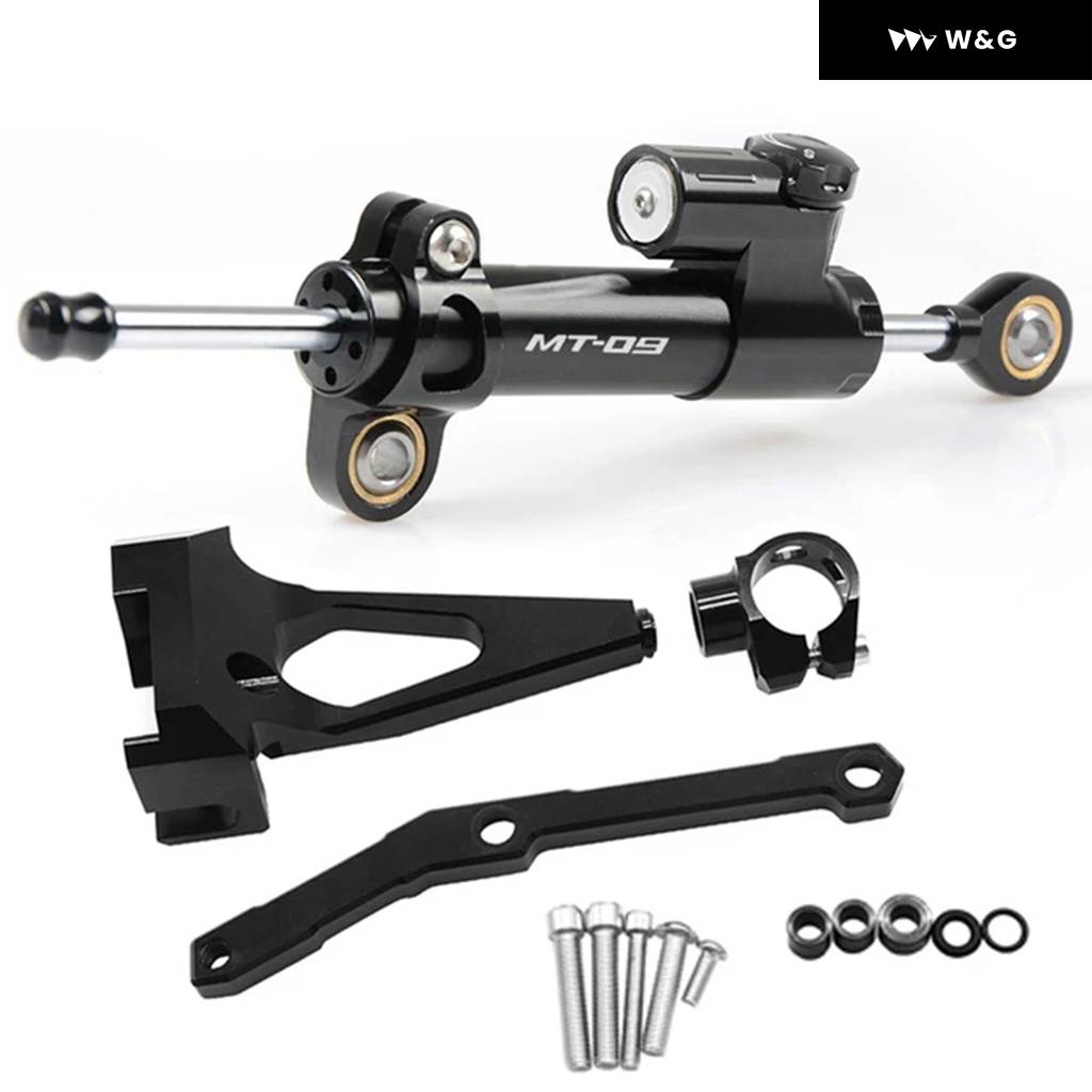 並行輸入品 MT09 MT-09 オートバイ バイク ステアリングスタビライズ ダンパー ブラケット ヤマハ MT-09 MT09 FZ09 FZ-09 2013-20の画像
