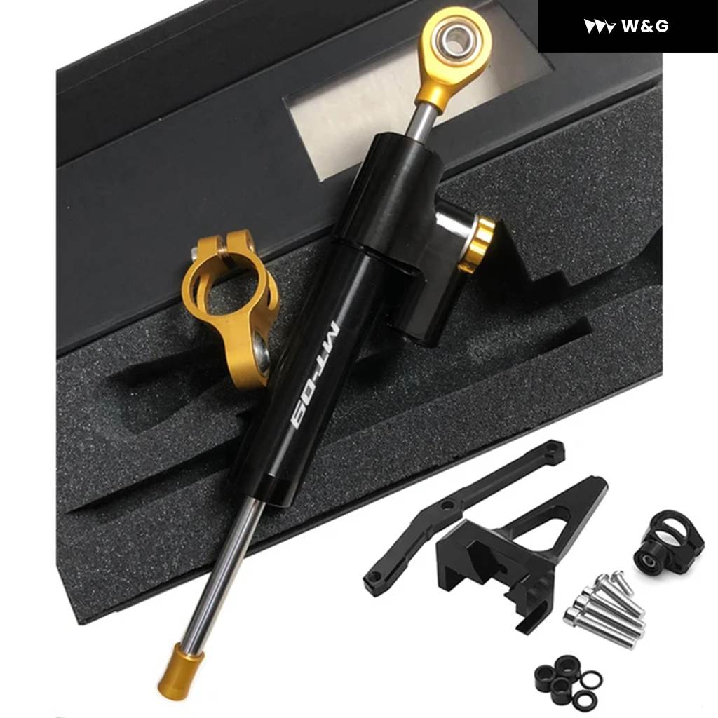 並行輸入品 MT09 MT-09 オートバイ バイク ステアリングスタビライズ ダンパー ブラケット ヤマハ MT-09 MT09 FZ09 FZ-09 2013-20の画像