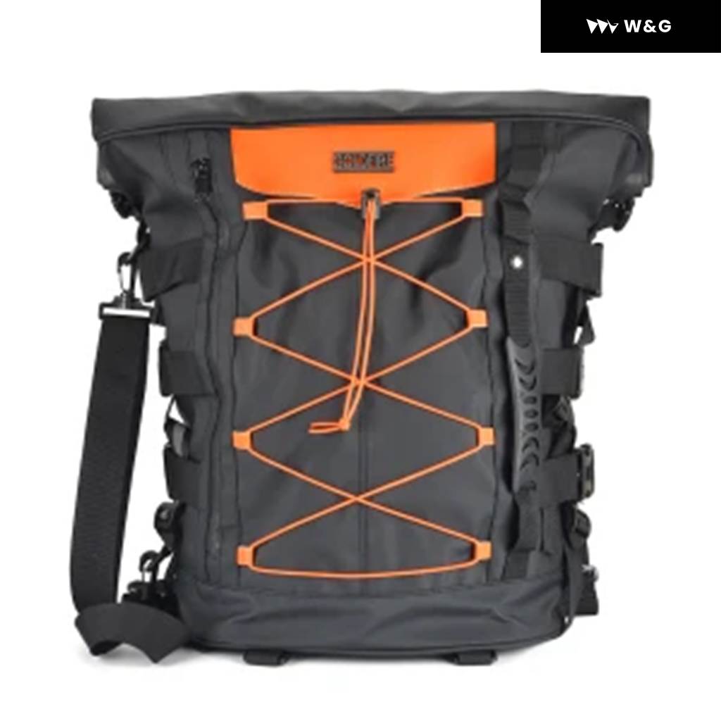 並行輸入品 40-65L 大容量 防水 オートバイ バイク シーシーバー バッグ ツーリング用 キャリア テールラックバッグ バックパック ハーレー ゴールドウィン