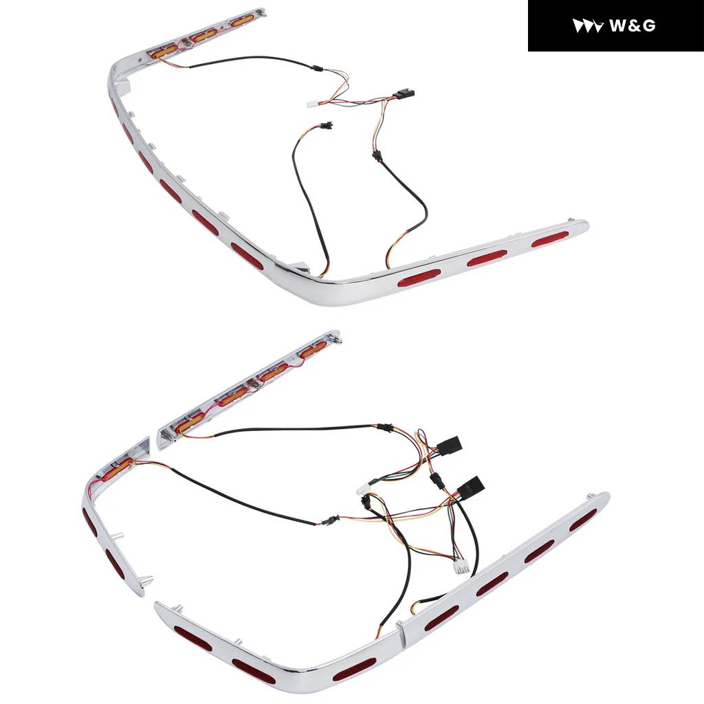 並行輸入品 リア トランク サドルバッグ トリム LEDライトセット付き ホンダ ゴールドウイング 1800 GL1800 20_2