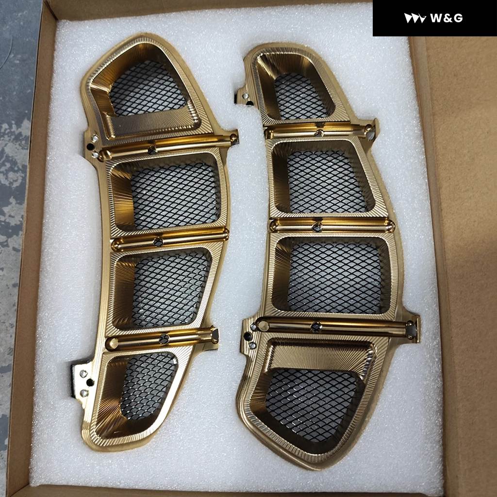並行輸入品  VESPA GTS300 GTS250 2013 - 2020 アクセサリー 左 右 ラジエーター ガード グリルの画像