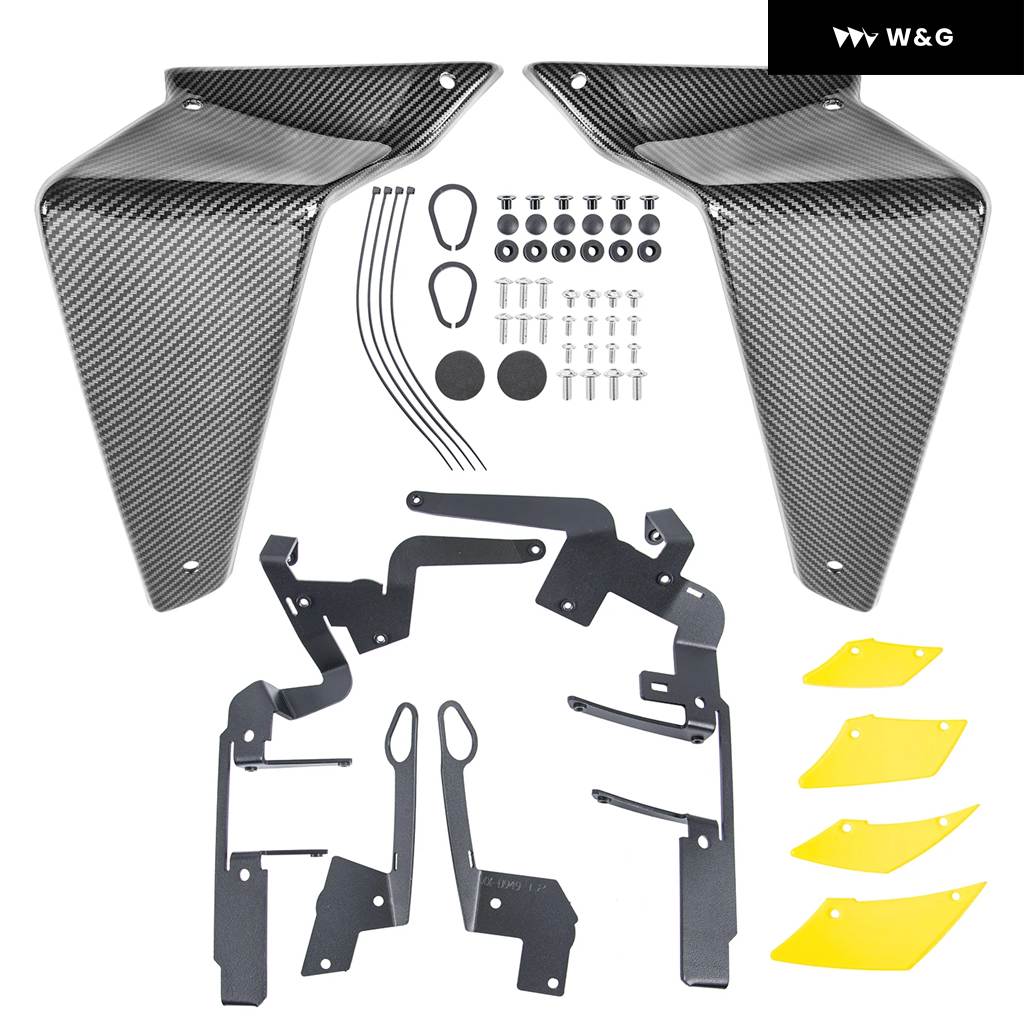 並行輸入品 ヤマハ MT-09 2021-23 MT09 サイドダウンフォース ネイキッドスポイラー 固定 ウィングレット フェ_6