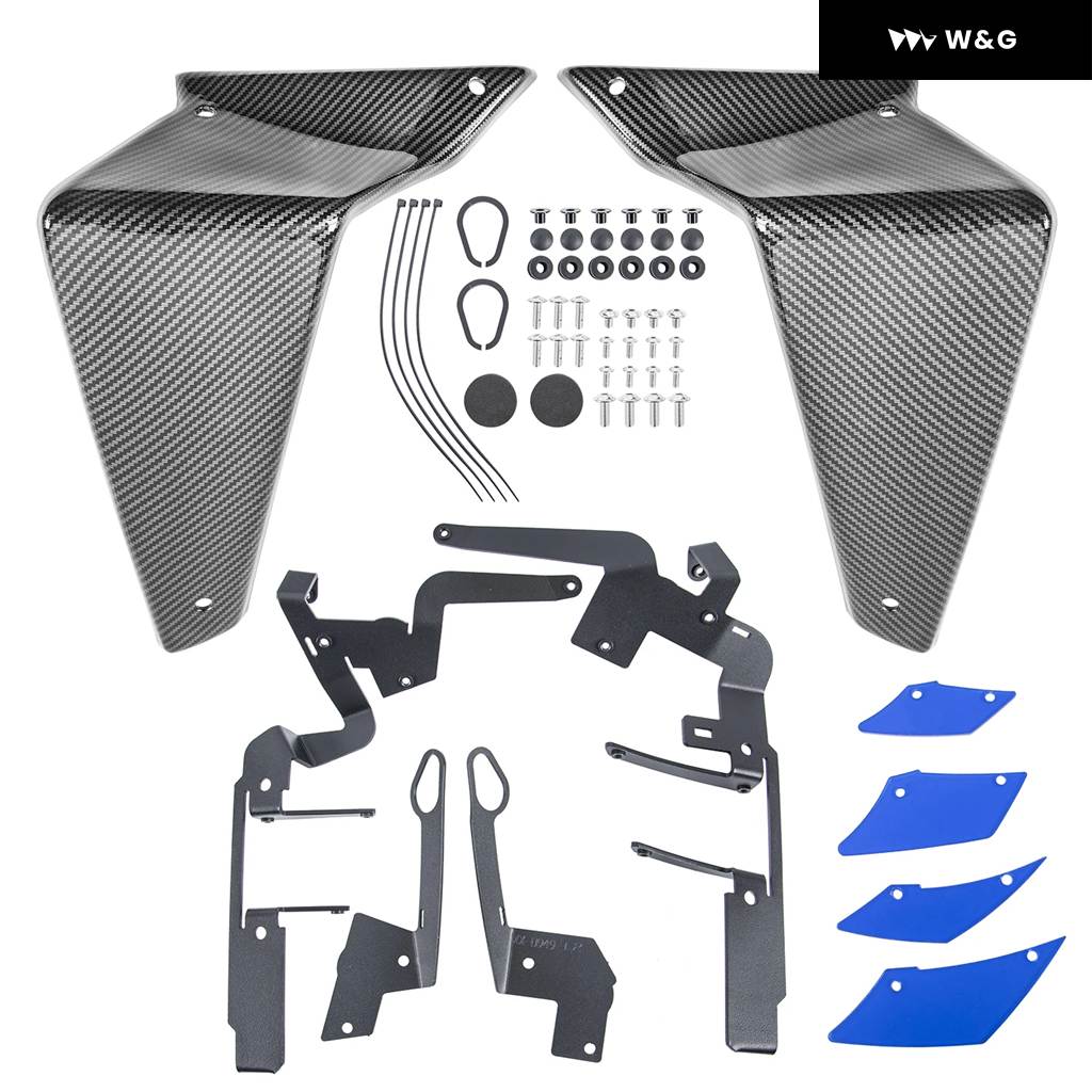 並行輸入品 ヤマハ MT-09 2021-23 MT09 サイドダウンフォース ネイキッドスポイラー 固定 ウィングレット フェ_7